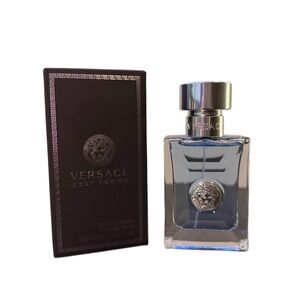 Versace Pour Homme Eau de Toilette - Silver and Blue